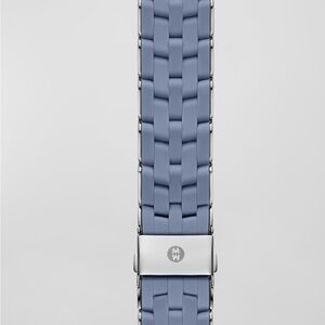 Michele Silver and Blue Watch BAND ONLY!